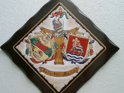 boda pico doble heraldica ceramica